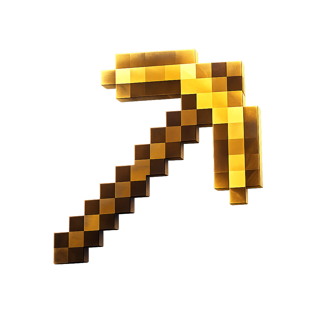 Enchanted Golden Pickaxe